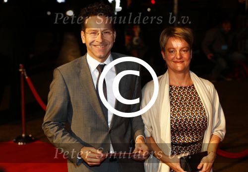 Scheveningen 30 november 2013
Voorstelling in het circustheater ivm met 200 jaar koninkrijk in Nederland. Jeroen Dijsselbloem met vrouw