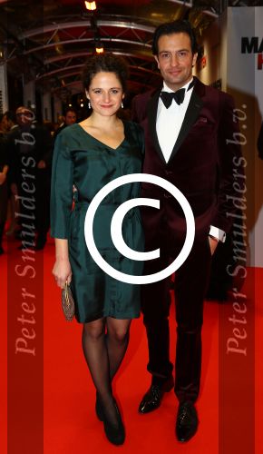 Amsterdam, 25 November 2013
Premiere van Manneharten
Jeroen Spitzenberger met partner

Foto Peter Smulders BV