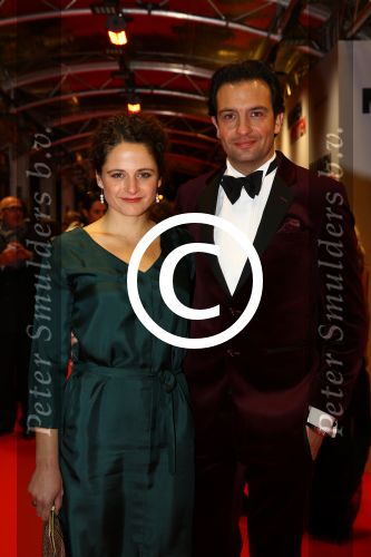 Amsterdam, 25 November 2013
Premiere van Manneharten
Jeroen Spitzenberger met partner

Foto Peter Smulders BV