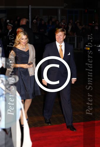 Scheveningen 30 november 2013
Voorstelling in het circustheater ivm met 200 jaar koninkrijk in Nederland. Koning Willem Alexander en Koningin Maxima