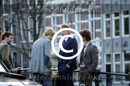 Amsterdam 25 november 2013
Opnames van de film kidnap of Freddy Heineken in Amsterdam met de acteurs
Ryan Kwanten Jim Sturgess Mark v Eeuwen en Sam Worthington.