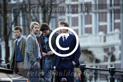 Amsterdam 25 november 2013
Opnames van de film kidnap of Freddy Heineken in Amsterdam met de acteurs
Ryan Kwanten Jim Sturgess Mark v Eeuwen en Sam Worthington.