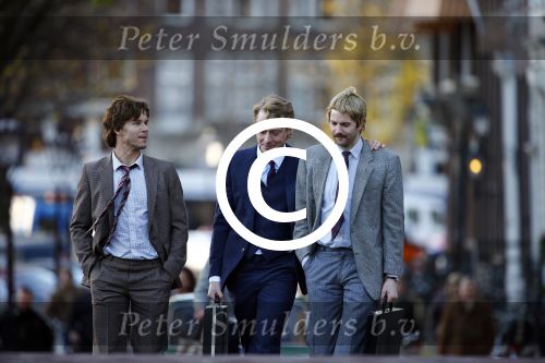 Amsterdam 25 november 2013
Opnames van de film kidnap of Freddy Heineken in Amsterdam met de acteurs
Ryan Kwanten Jim Sturgess Mark v Eeuwen en Sam Worthington.