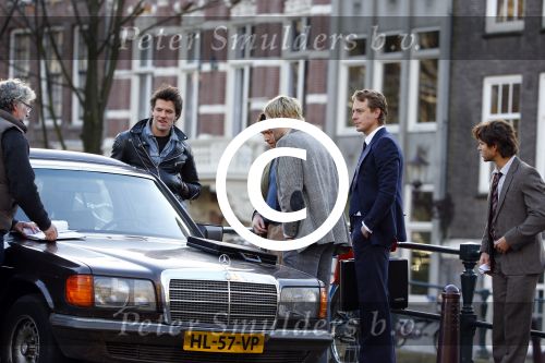 Amsterdam 25 november 2013
Opnames van de film kidnap of Freddy Heineken in Amsterdam met de acteurs
Ryan Kwanten Jim Sturgess Mark v Eeuwen en Sam Worthington.