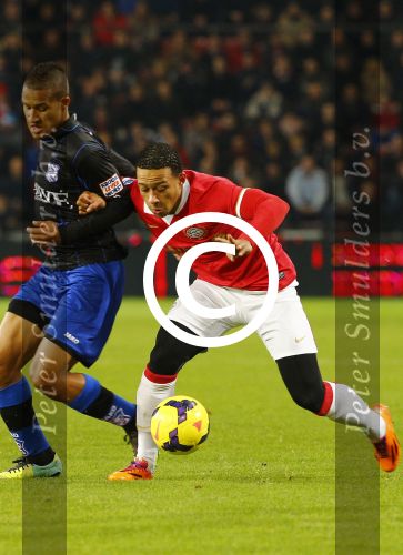 Eindhoven, 23 November 2013 PSV-SC Heerenveen, eindstand 1-1
Kompetitie, Seizoen 2013-2014
Memphis Depay
Foto Edwin Smulders