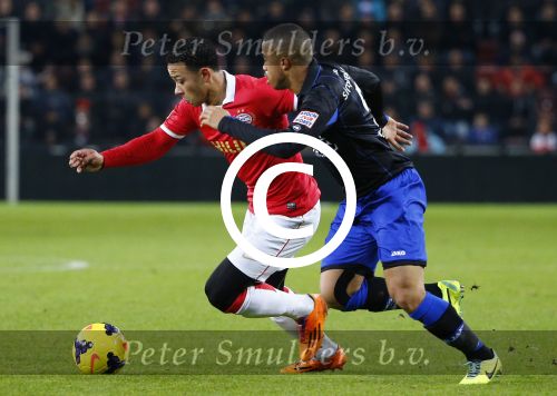 Eindhoven, 23 November 2013 PSV-SC Heerenveen, eindstand 1-1
Kompetitie, Seizoen 2013-2014
Memphis Depay
Foto Edwin Smulders