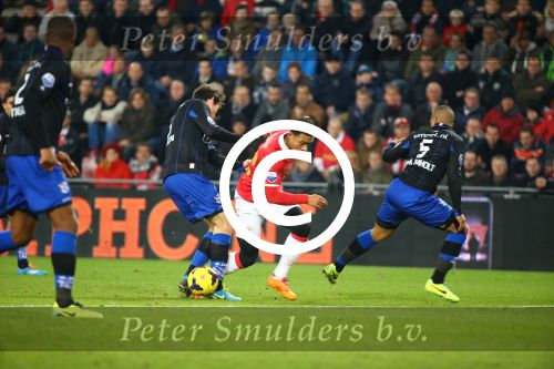 Eindhoven, 23 November 2013 PSV-SC Heerenveen, eindstand 1-1
Kompetitie, Seizoen 2013-2014
Memphis Depay
Foto Edwin Smulders