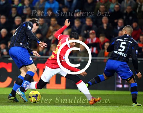 Eindhoven, 23 November 2013 PSV-SC Heerenveen, eindstand 1-1
Kompetitie, Seizoen 2013-2014
Memphis Depay
Foto Edwin Smulders