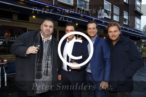 Amsterdam 14 november 2013
Wesly Bronkhorst Peter Beense Quincy en Mick Harren .