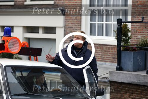 Amsterdam 26 november 2013
Mark v Eeuwen tijdens de opnames van de film kidnap of Freddy Heineken in Amsterdam. Willem de Beukelaar