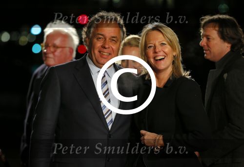 Utrecht 8 december 2014
Mr Pieter v Vollenhoven viert samen met zijn familie ,Prinses Margriet Prins Maurits Prinses Marilene Prins Bernhard Jr. Prinses Annette Prins Floris Prinses Aimee Prins Pieter Christiaan en Prinses Anita zijn 75e verjaardag in het Beatrix theater.