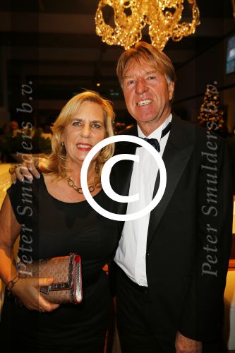 Amsterdam 11 december 2014
Luxery fair vip avond in de RAI. Aad de Mos met zijn vrouw
