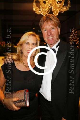 Amsterdam 11 december 2014
Luxery fair vip avond in de RAI. Aad de Mos met zijn vrouw