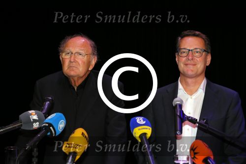 Amsterdam 17 december 2014Joop v d Ende en Albert Verlinde maken bekend op persconferentie in gebouw van Stage holding dat ze samen gaan werken.
