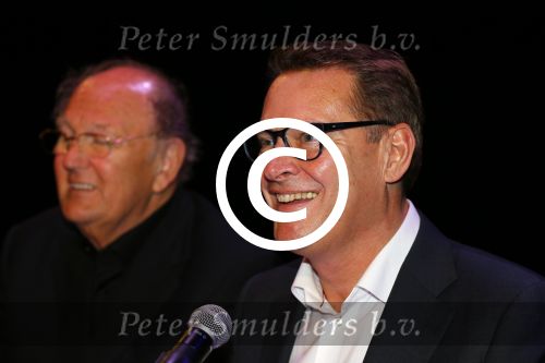 Amsterdam 17 december 2014Joop v d Ende en Albert Verlinde maken bekend op persconferentie in gebouw van Stage holding dat ze samen gaan werken.