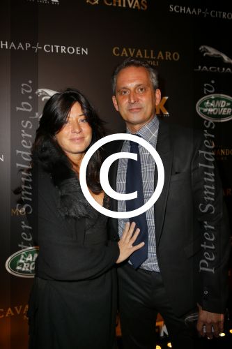 Amsterdam 8 november 2014
JFK Gala in de harbour club. Amanda Beekman met vriend Harrie Kolen
