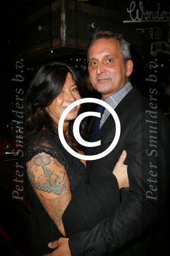 Amsterdam 8 november 2014
JFK Gala in de harbour club. Amanda Beekman met vriend Harrie Kolen