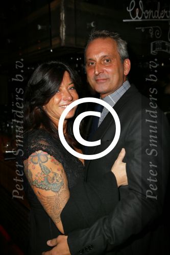 Amsterdam 8 november 2014
JFK Gala in de harbour club. Amanda Beekman met vriend Harrie Kolen