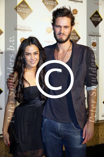 Amsterdam 9 december 2014
Grazia Style awards uitreiking in vondelpark CS.
Anna Alicia Sklias met vriend