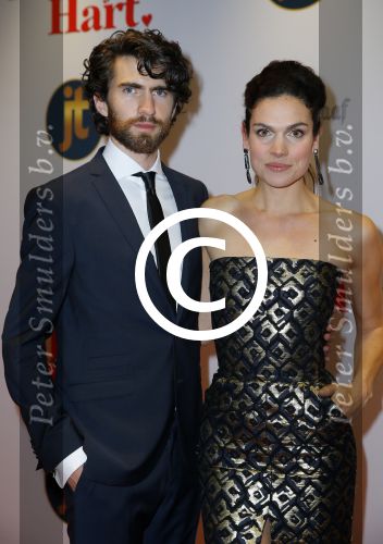 Hilversum 27 oktober 2014
Premiere film pak van mijn hart van Kees v Nieuwkerk. Anna Drijver met Benja Bruining