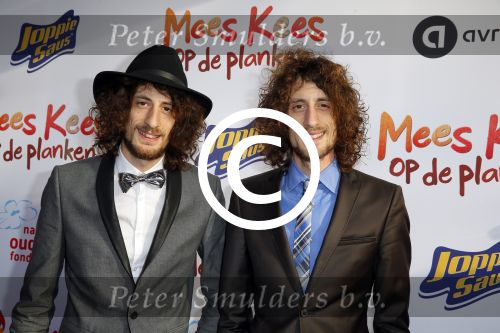 Amsterdam 22 november 2014
Premiere Mees Kees in carre met in de hoofdrollen Willem Voogd Sanne Wallis de Vries  Felix Osinga, en Brent Thomassen. Arnout en Sander Dirks
