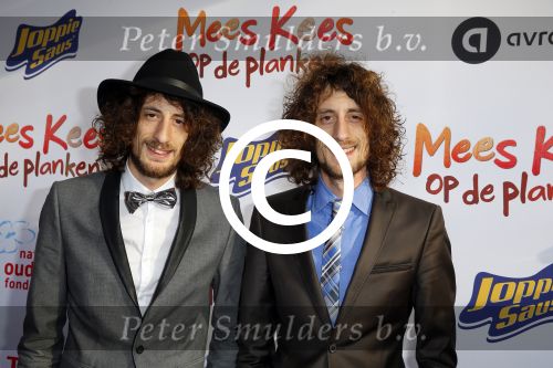 Amsterdam 22 november 2014
Premiere Mees Kees in carre met in de hoofdrollen Willem Voogd Sanne Wallis de Vries  Felix Osinga, en Brent Thomassen. Arnout en Sander Dirks