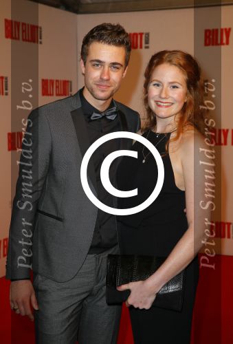 Scheveningen 30 november 2014
Premiere Billy Elliot in het circustheater.
Beau Schneider met vriendin