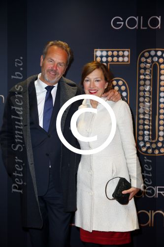 Utrecht 18 november 2014
Andre v Duin viert zijn 50 jarig artiesten bestaan in het Beatrix theater. Bert Kuizinga met vrouw