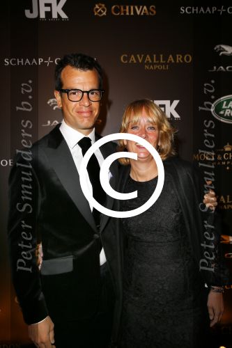 Amsterdam 8 november 2014
JFK Gala in de harbour club. carlo v Lienden met vrouw