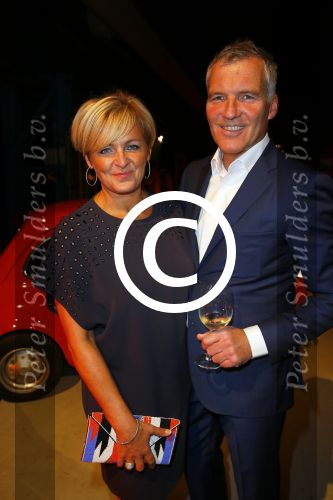 Amsterdam 8 november 2014
Feest orange babies birthday feestje in de kromhouthallen in Amsterdam.
Caroline Tensen met man Ernst Jan Smids
