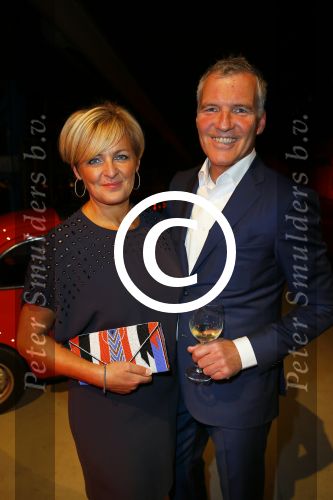 Amsterdam 8 november 2014
Feest orange babies birthday feestje in de kromhouthallen in Amsterdam.
Caroline Tensen met man Ernst Jan Smids