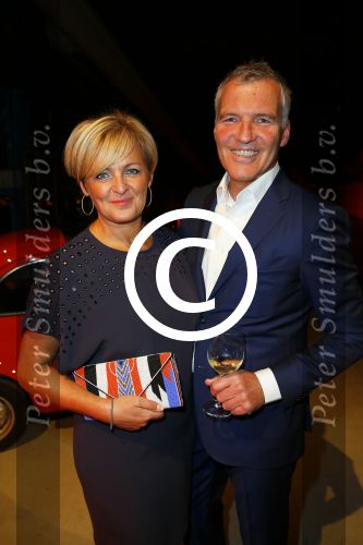 Amsterdam 8 november 2014
Feest orange babies birthday feestje in de kromhouthallen in Amsterdam.
Caroline Tensen met man Ernst Jan Smids