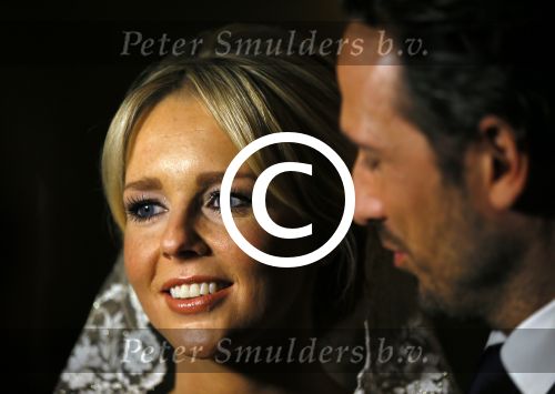 London, 15 December 2014
Trouwen Chantal Janzen met haar man Marco Geeratz 
Foto Peter Smulders BV