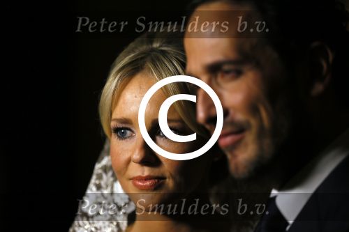 London, 15 December 2014
Trouwen Chantal Janzen met haar man Marco Geeratz 
Foto Peter Smulders BV