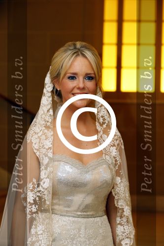 London, 15 December 2014
Trouwen Chantal Janzen met haar man Marco Geeratz 
Foto Peter Smulders BV
