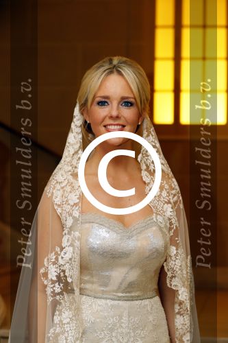 London, 15 December 2014
Trouwen Chantal Janzen met haar man Marco Geeratz 
Foto Peter Smulders BV