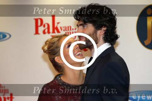 Hilversum 27 oktober 2014
Premiere film pak van mijn hart van Kees v Nieuwkerk. Chantal Janzen en Benja Bruining