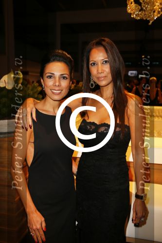 Amsterdam 11 december 2014
Luxery fair vip avond in de RAI. Cindy Remeeus met een vriendin