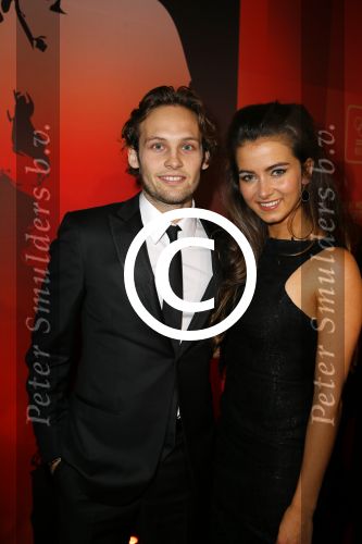 Amsterdam 16 december 2014
Sportman van het jaar verkiezing in de RAI.
Daley Blind met vriendin en moeder