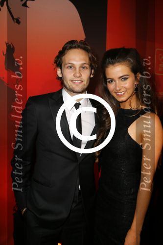 Amsterdam 16 december 2014
Sportman van het jaar verkiezing in de RAI.
Daley Blind met vriendin en moeder