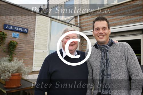 Hoofddorp 14 november 2014
Dennis Verbrugge (Alberti) met zijn vader Tonny Alberti  ( Verbrugge)
