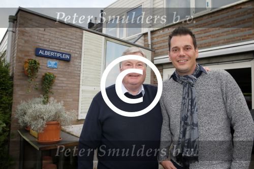 Hoofddorp 14 november 2014
Dennis Verbrugge (Alberti) met zijn vader Tonny Alberti  ( Verbrugge)