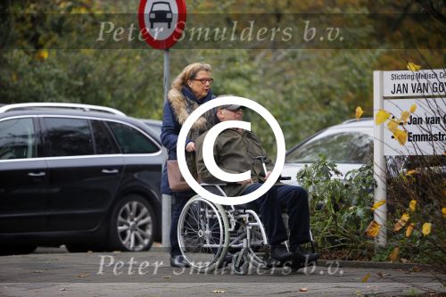 Amsterdam 20 november 2014
Ed v Tijn in rolstoel met zijn vrouw Odette