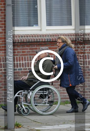Amsterdam 20 november 2014
Ed v Tijn in rolstoel met zijn vrouw Odette