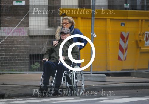Amsterdam 20 november 2014
Ed v Tijn in rolstoel met zijn vrouw Odette