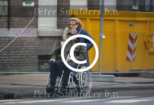 Amsterdam 20 november 2014
Ed v Tijn in rolstoel met zijn vrouw Odette