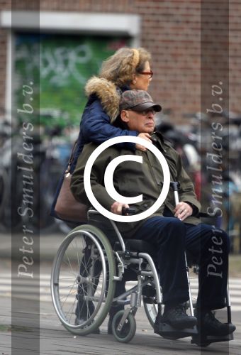 Amsterdam 20 november 2014
Ed v Tijn in rolstoel met zijn vrouw Odette