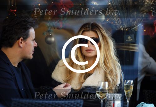 Amsterdam 6 december 2014
Estelle Cruijff en Leco v Zadelhoff op terras.