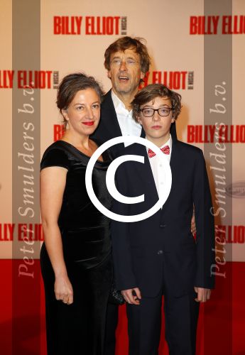 Scheveningen 30 november 2014
Premiere Billy Elliot in het circustheater.
Ferry Mingelen met vrouw en dochter
