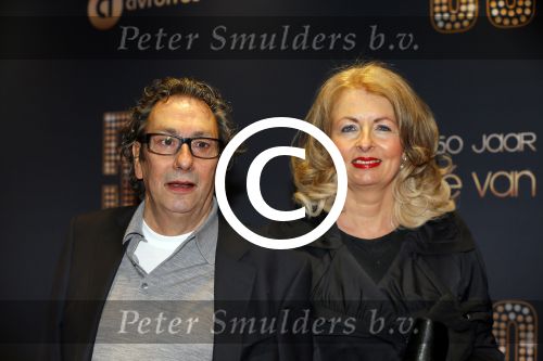 Utrecht 18 november 2014
Andre v Duin viert zijn 50 jarig artiesten bestaan in het Beatrix theater. Ferry de Groot met vrouw